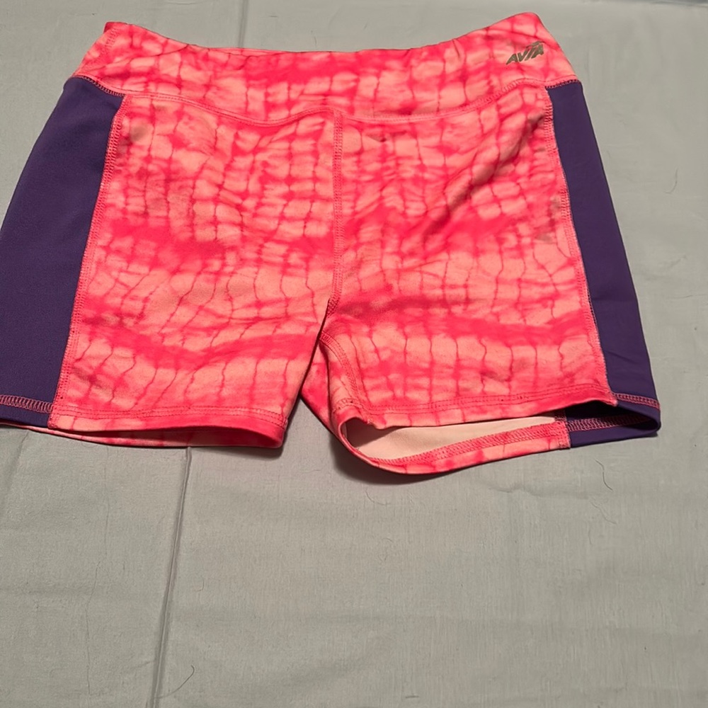 pink and purple shorts